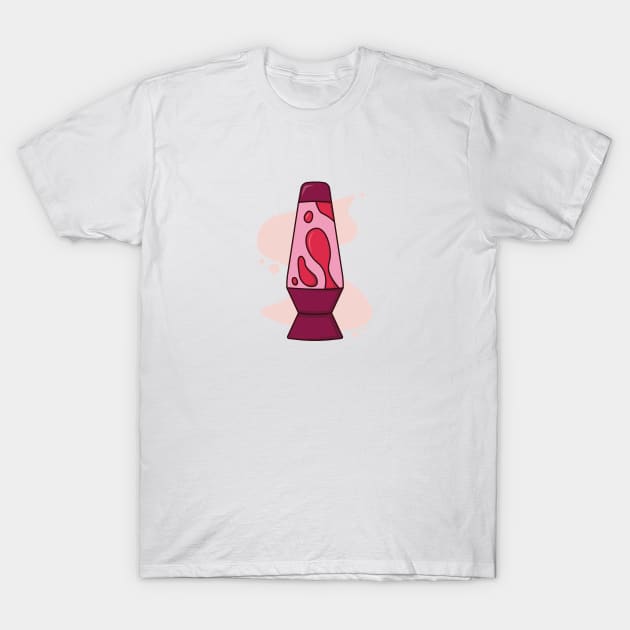 Lava lamp - Red T-Shirt by OgyDesign